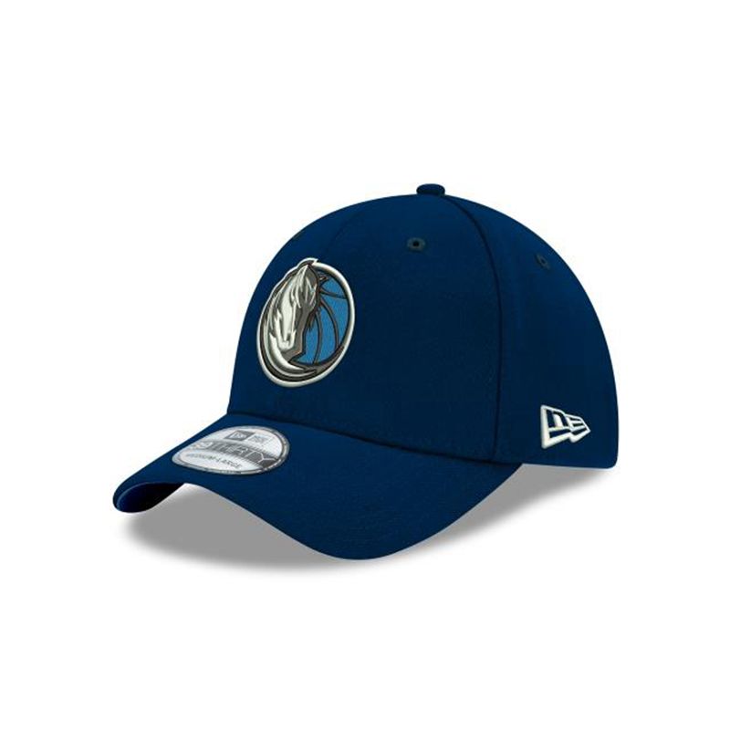 NBA Dallas Mavericks Team Classic 39Thirty Stretch Fit (XOW7334) - Blue New Era Caps